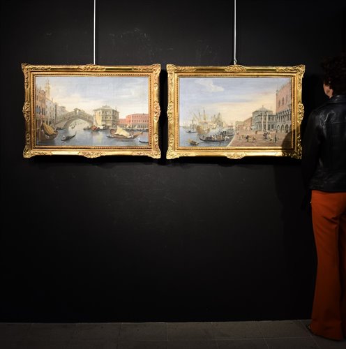 Coppia di magnifiche vedute di Venezia